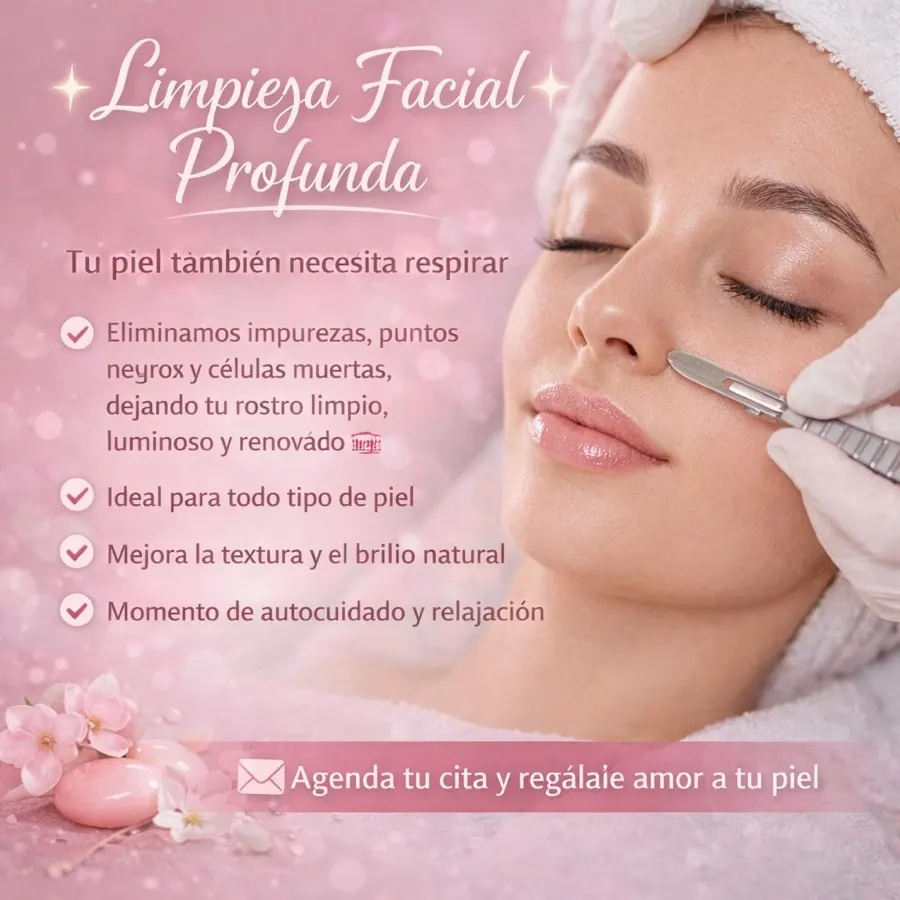 Limpieza facial profunda